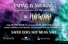 Vaping is Smoking poster