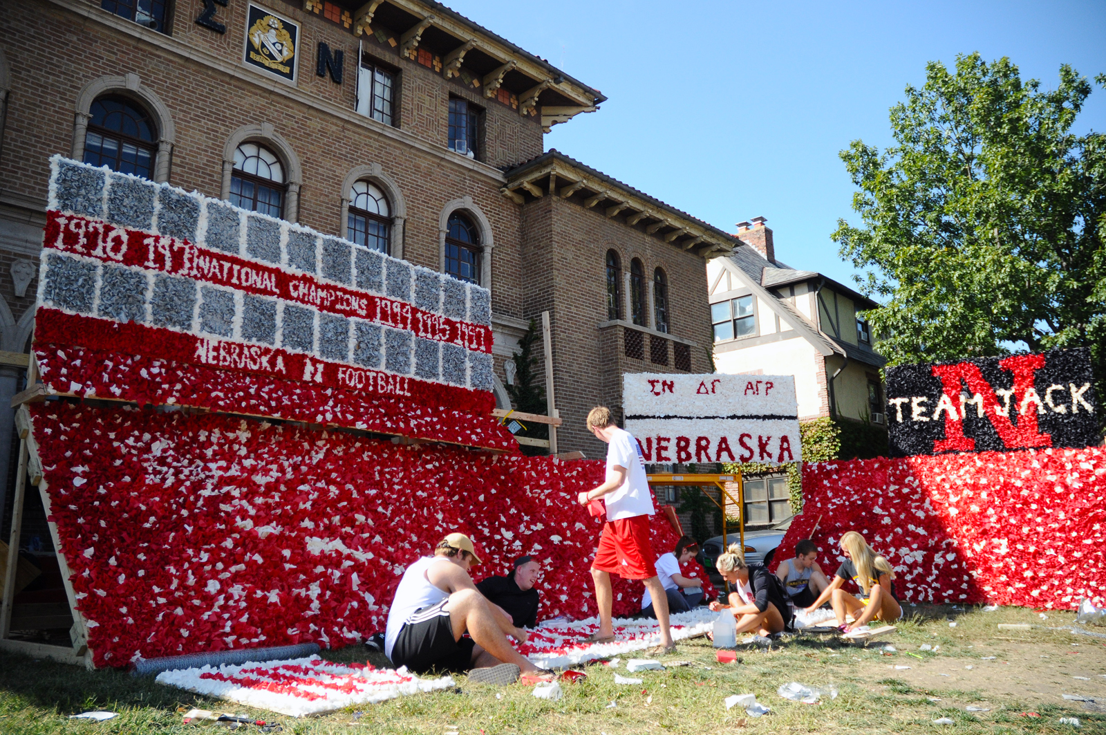 Nebraska Homecoming Float