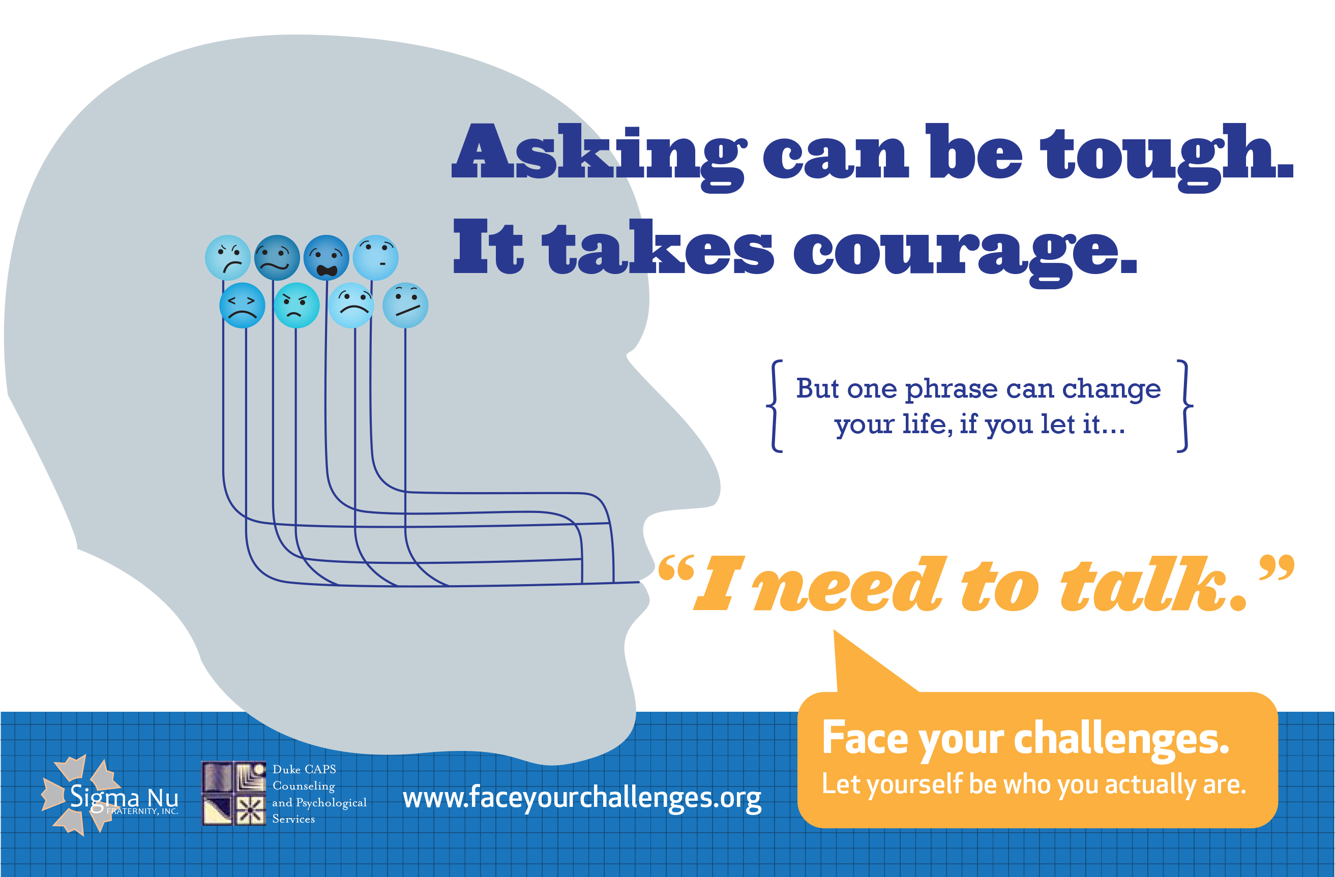 Face Your Challenges Flyer